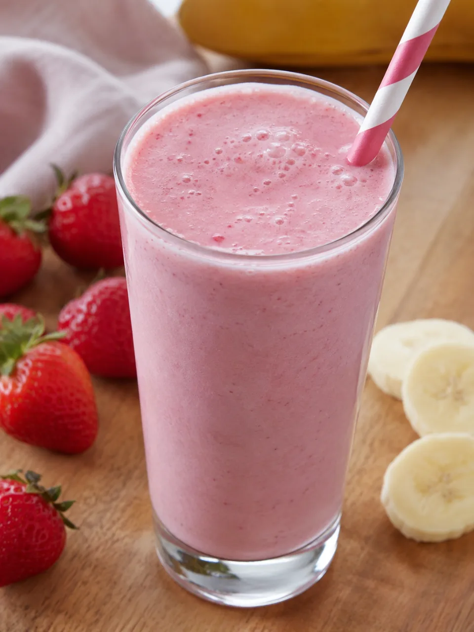 Milkshake de Morango Proteico